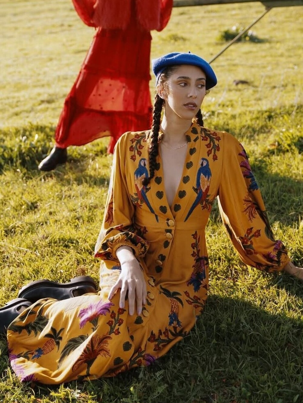 Farm Rio Tropical Print Dress - Picture 3 of 8